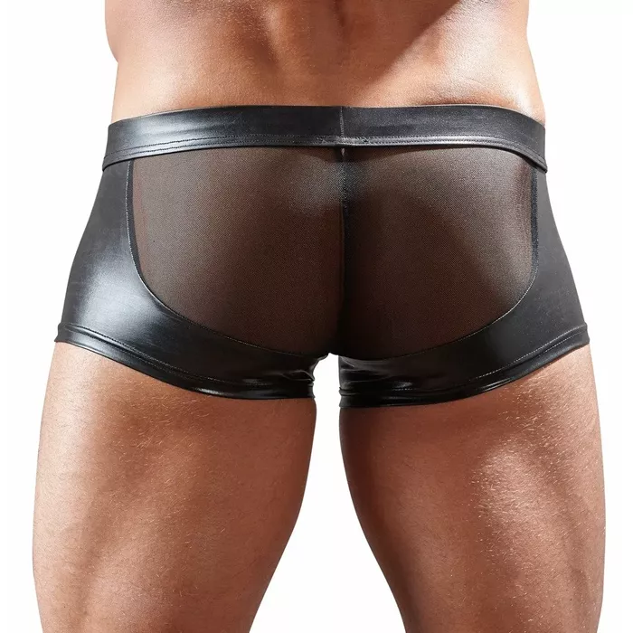 Men's pants Svenjoyment XL — black, powernet with wet-look inserts Photo 4