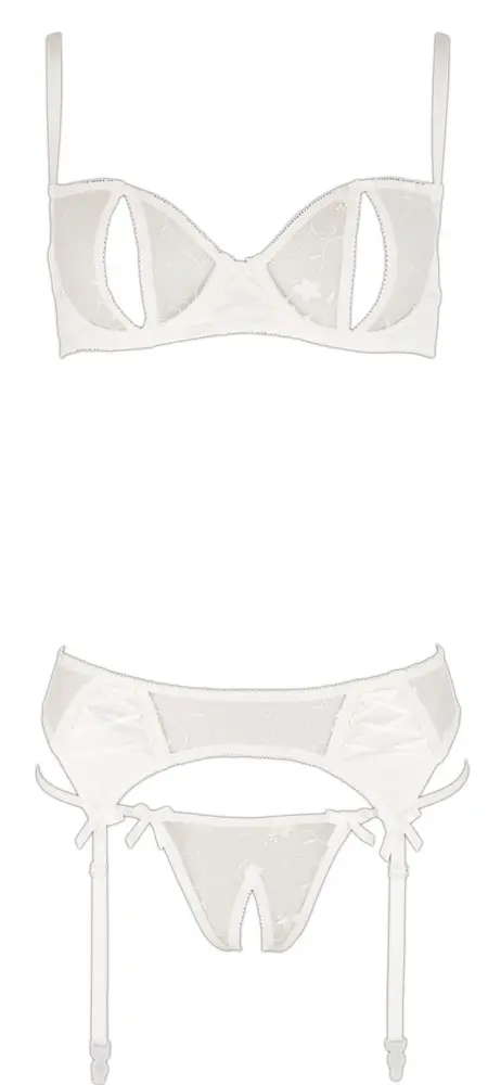 Комплект abierta fina Bra Set White 85B/L Photo 25