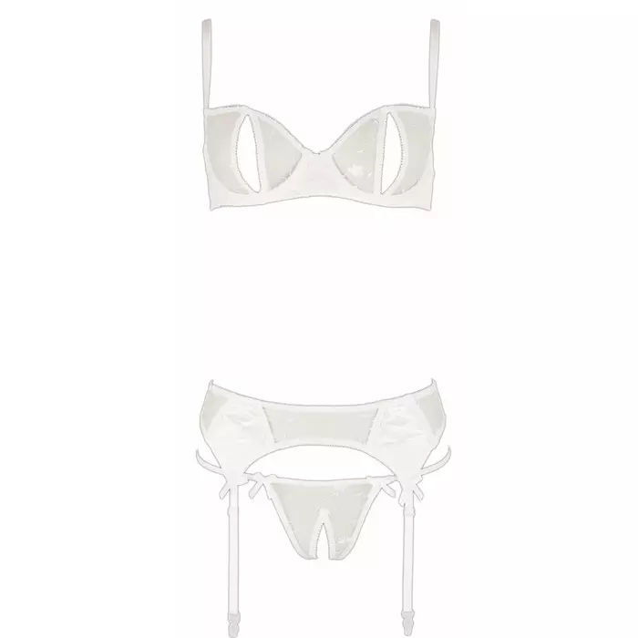 Apakšveļas komplekts abierta fina BH Set White 85C/XL Photo 5