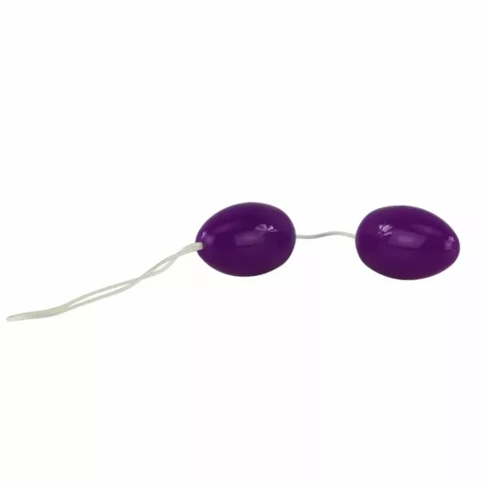 Анальные бусы BAILE Twins Balls Lilac Photo 2