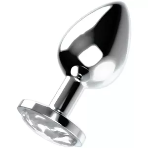 OHMAMA ANAL PLUG METAL - WHITE S