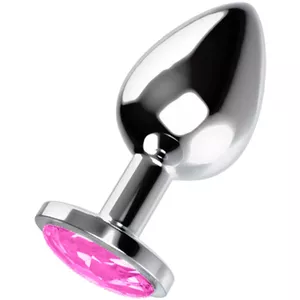 OHMAMA ANAL PLUG METAL - PINK M