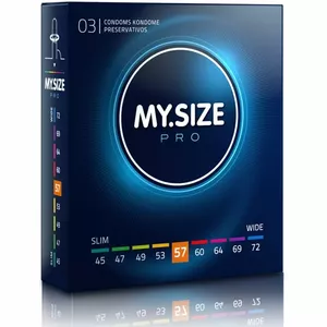 MY SIZE PRO CONDOMS 57 MM 3 UNITS