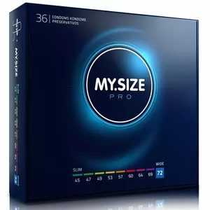 MY SIZE PRO CONDOMS 72 MM 36 UNITS