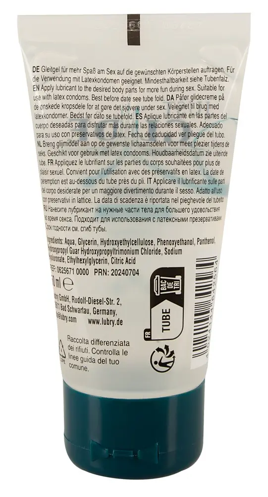 Water-based lubricant just glide Just Glide Premium 50 ml Photo 3
