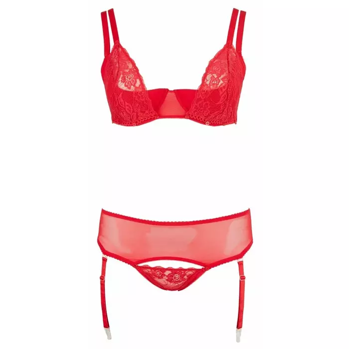 Lingerie set Cottelli Collection Bra Set red 85D/L Photo 5