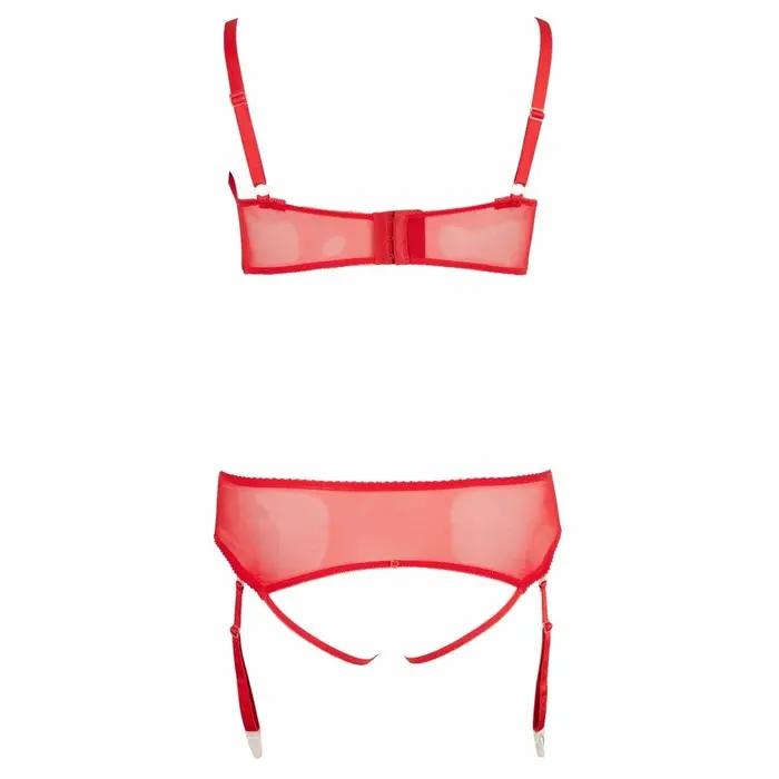 Lingerie set Cottelli Collection Bra Set red 95E/2XL Photo 8