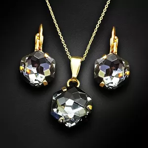 Komplekts "Fantāzija (Silver Night)" ar Swarovski™ kristāliem