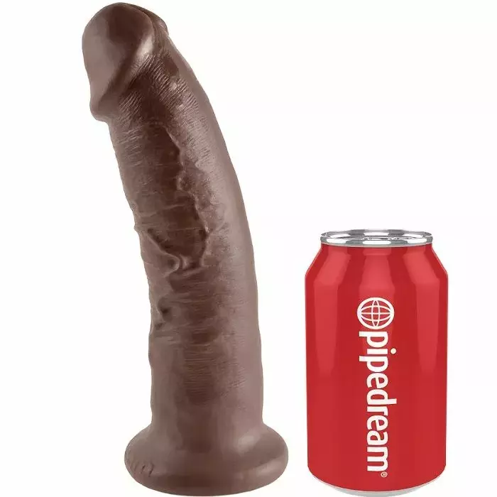 Dildo King Cock 9 — 22.9 cm, brown Photo 3