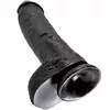Реалистичный фаллоимитатор King Cock 10 дюймов, черный Photo 5