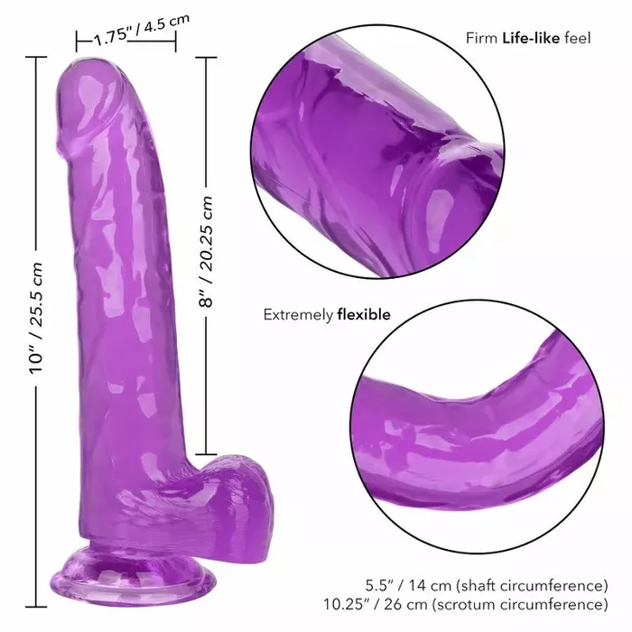 Фаллоимитатор CalExotics Size Queen — силикон, 20,3 см Photo 5