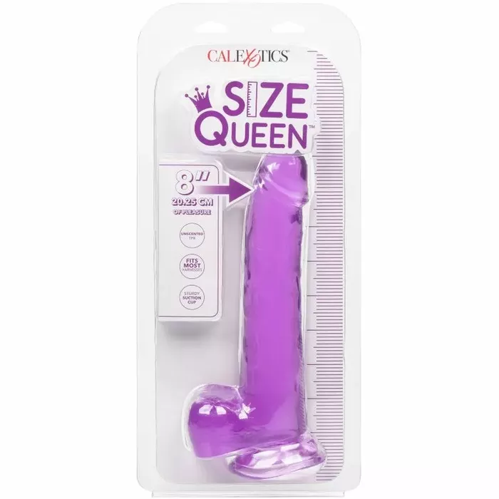 Фаллоимитатор CalExotics Size Queen — силикон, 20,3 см Photo 7