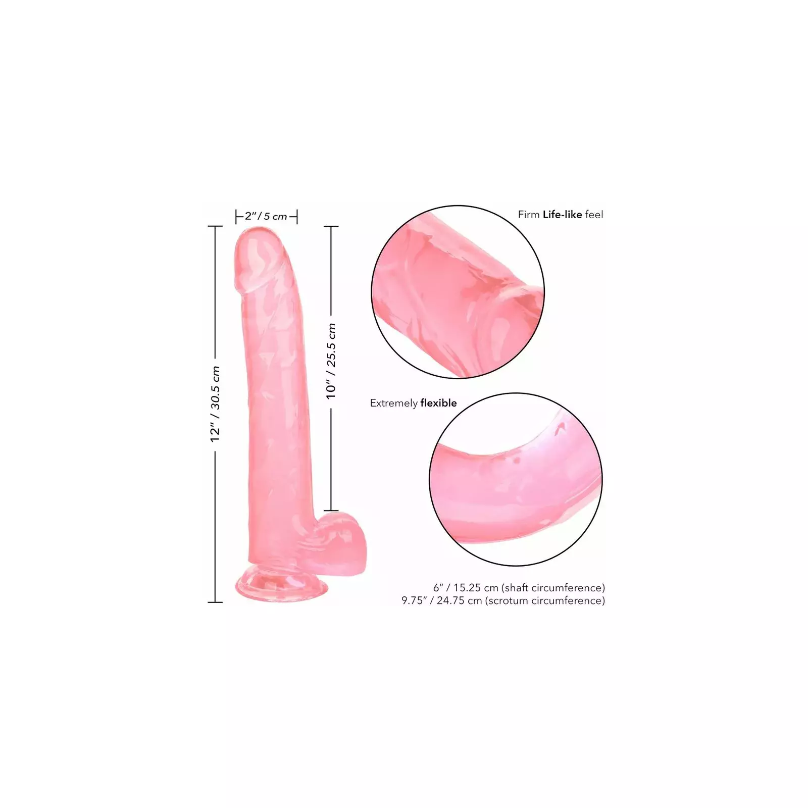 Дилдо CalExotics SIZE QUEEN DILDO Photo 6