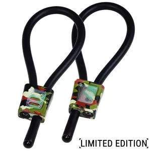 ELECTRASTIM PRESTIGE ELECTRALOOPS ADJUSTABLE COCK RINGS - CAMOUFLAGE