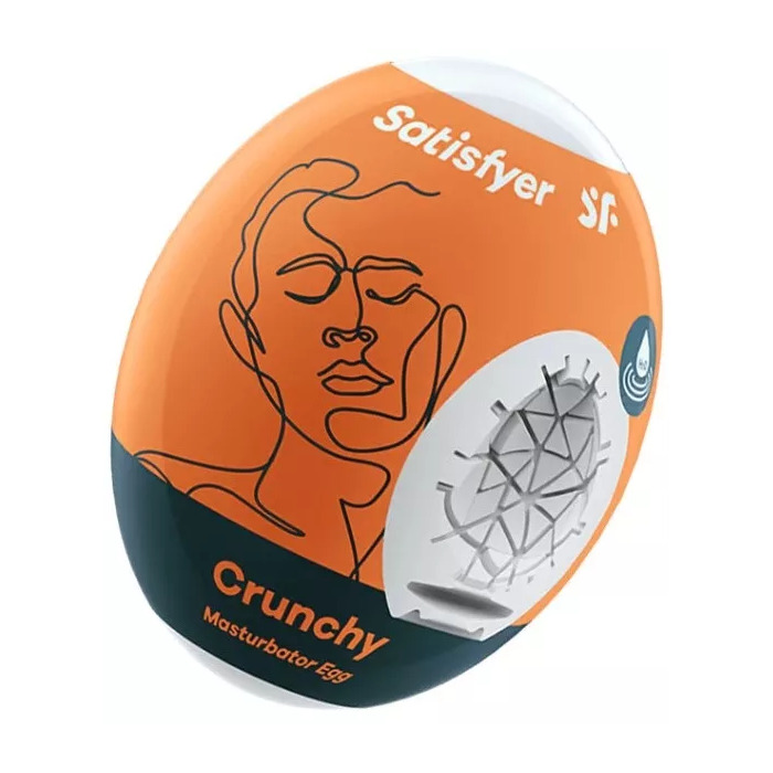 Мастурбатор яйца, Satisfyer Masturbator Egg Single (Crunchy), D-229355 Photo 1