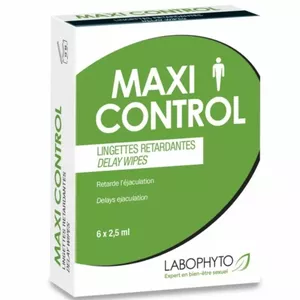 MAXI CONTROL DELAY WIPES 6 UNITS