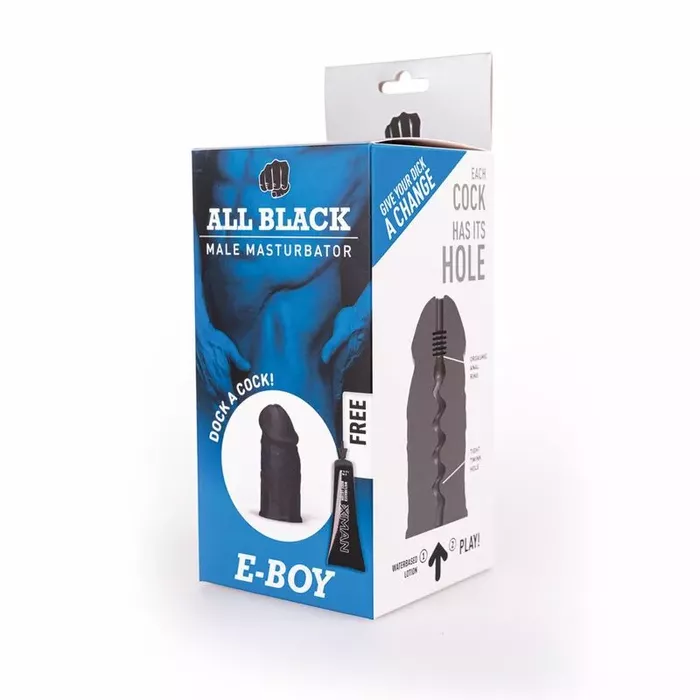 Мастурбатор All Black E-Boy Photo 2