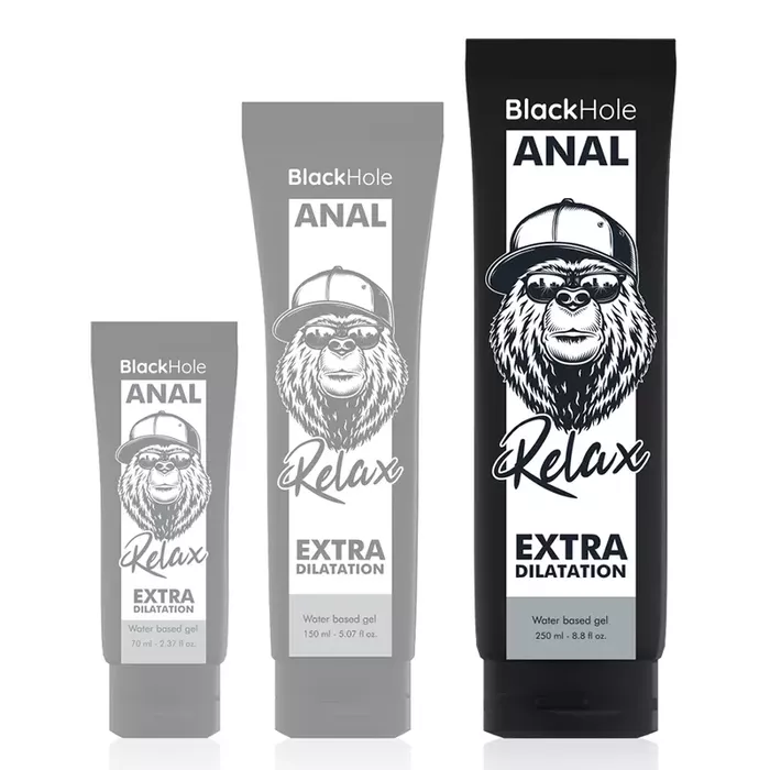 Anālais ūdens gēla lubrikants blackhole 250 ml Photo 3