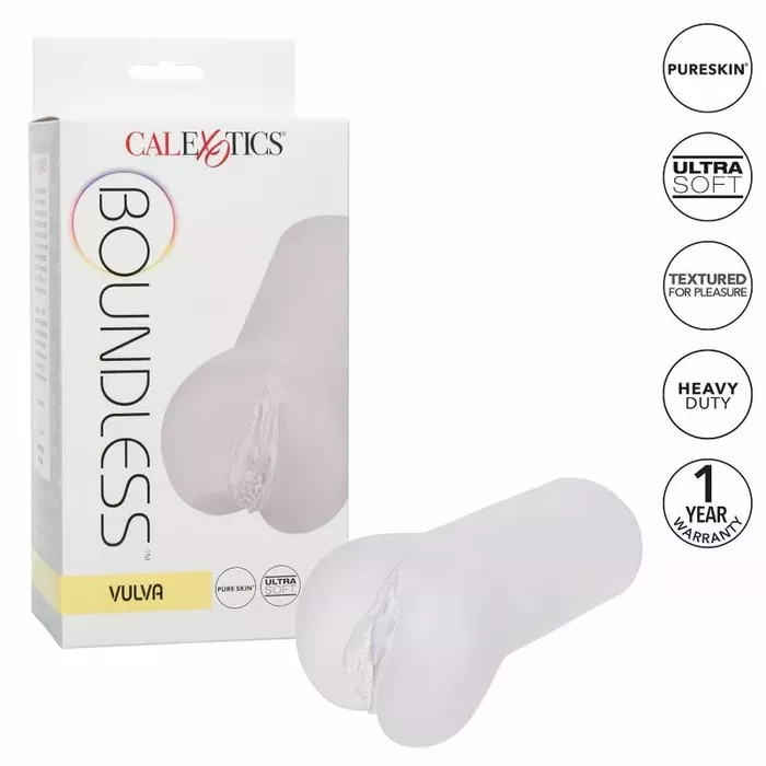 Мастурбатор CalExotics Boundless Vulva Stroker Transparent Photo 2