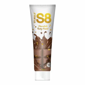 S8 Bodypaint fully edible and has a delicious chocolate flavor.