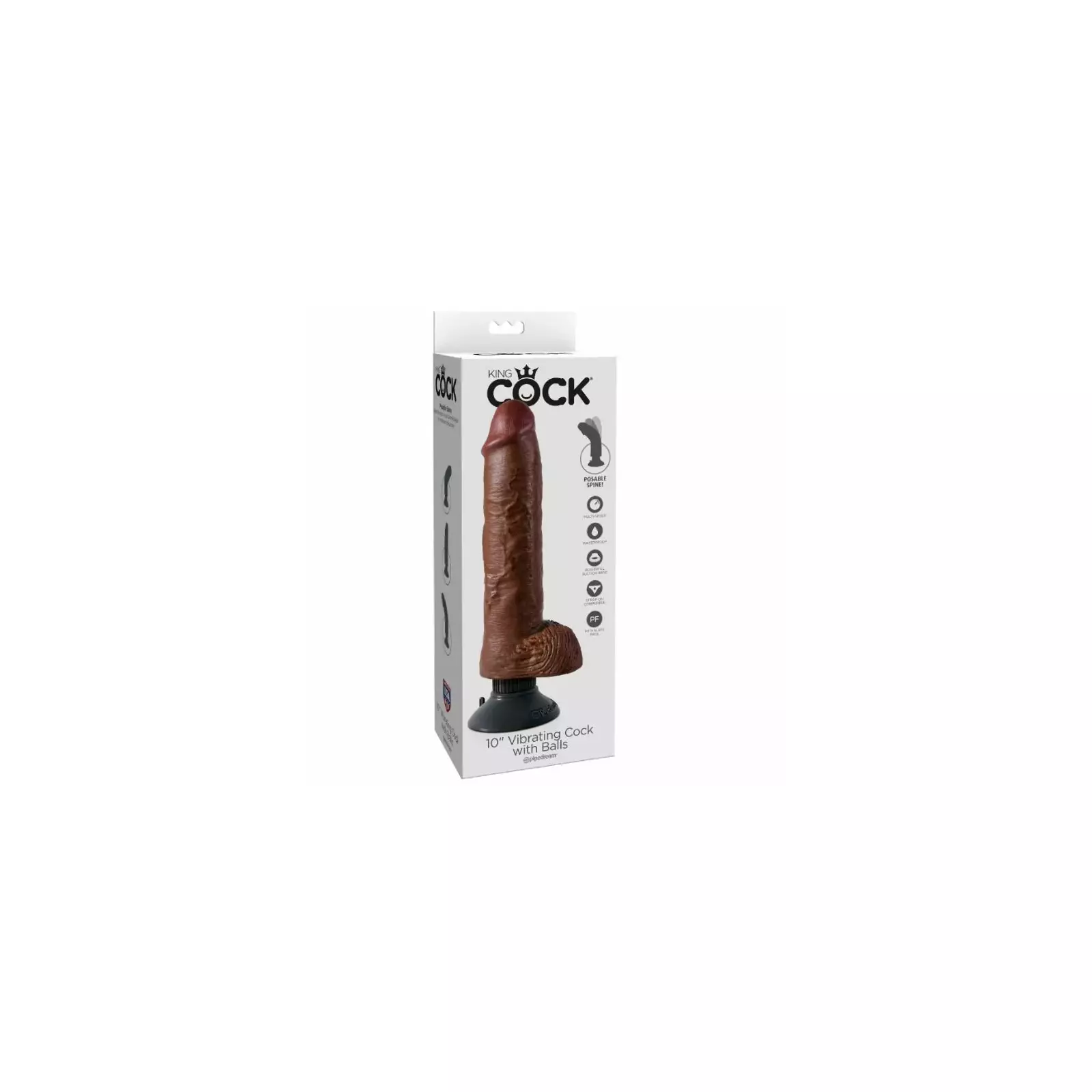 Vibrator KING COCK PD5410-29 Photo 3