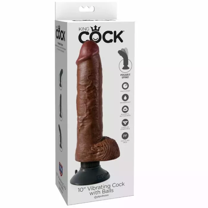 Вибратор King Cock 25,5 см Photo 3