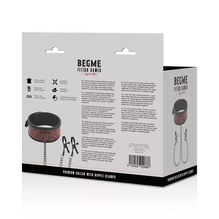 Kaklsiks ar krūšu skavām BEGME Red Edition Photo 8