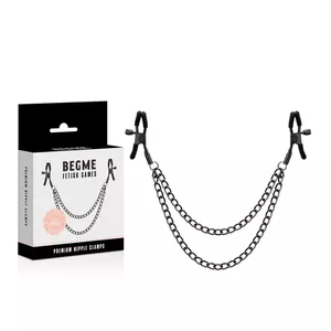 BEGME RED EDITION NIPPLE CLIPS WITH CHAIN