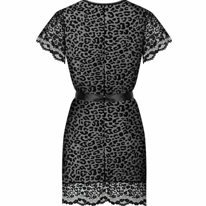 Неглиже OBSESSIVE Robe S/M — черное кружево Photo 10