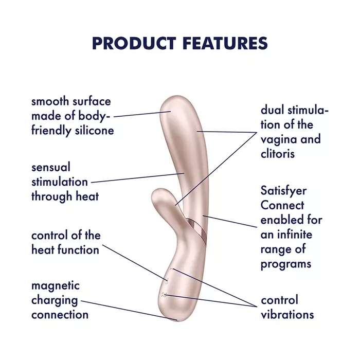 Vibrators SATISFYER Hot Lover — silikons/ABS, uzlādējams Photo 2