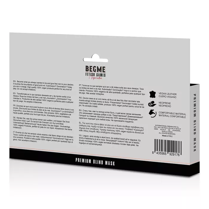 Acu maska begme black edition — premium ar neoprēnu Photo 7