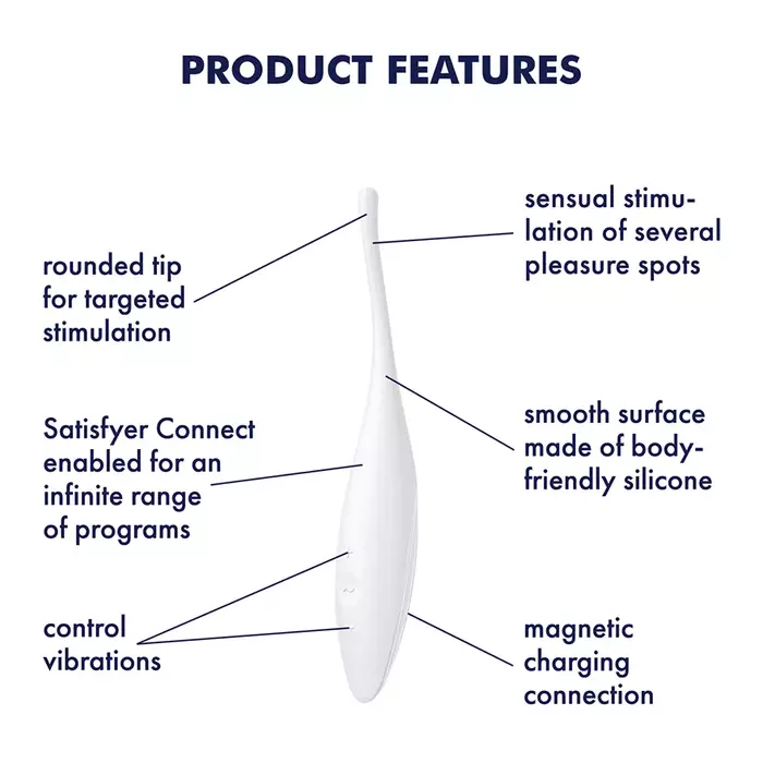 Clit tip vibrator SATISFYER Twirling Joy Photo 2