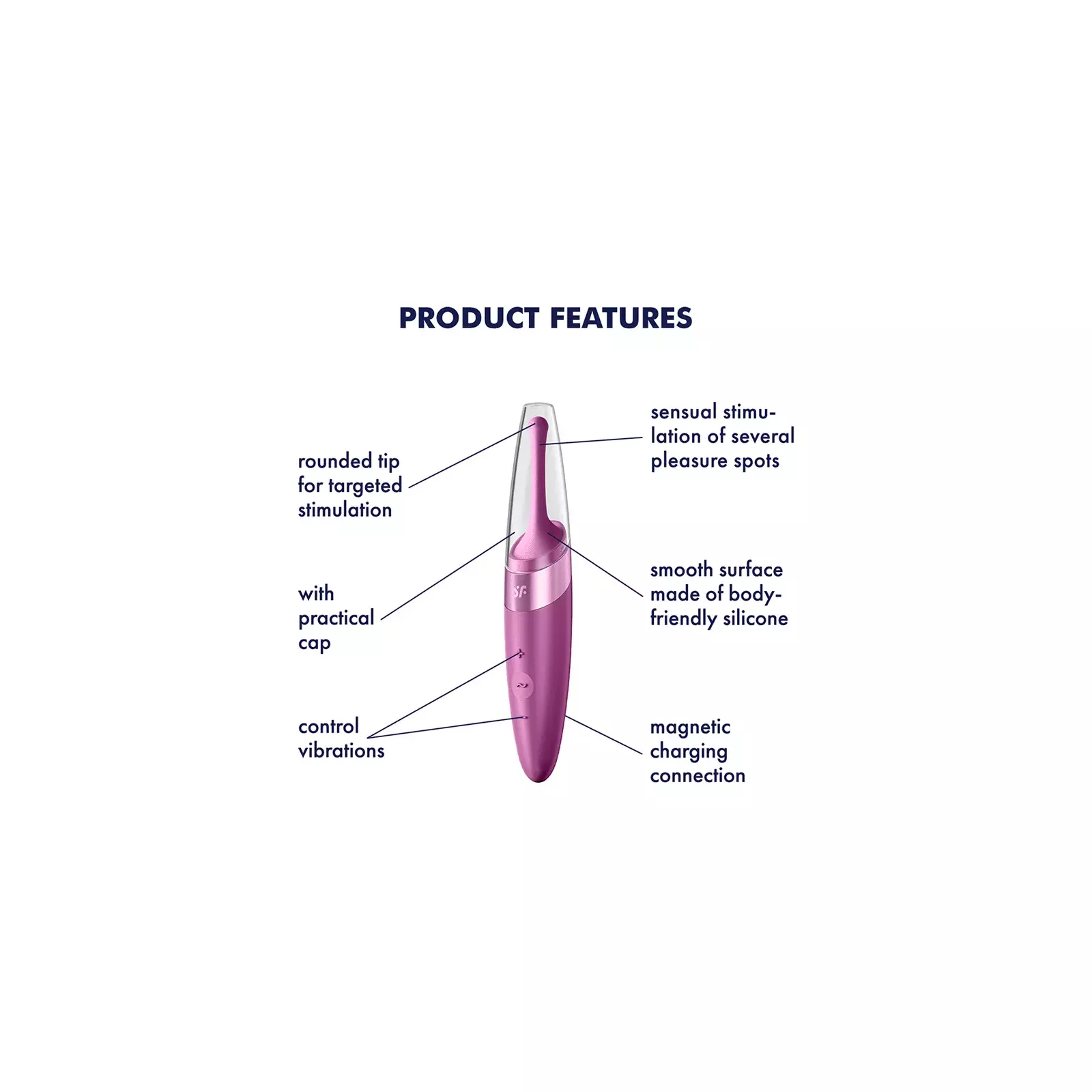 Mini vibrators, Satisfyer Twirling Delight, D-230153 Photo 3