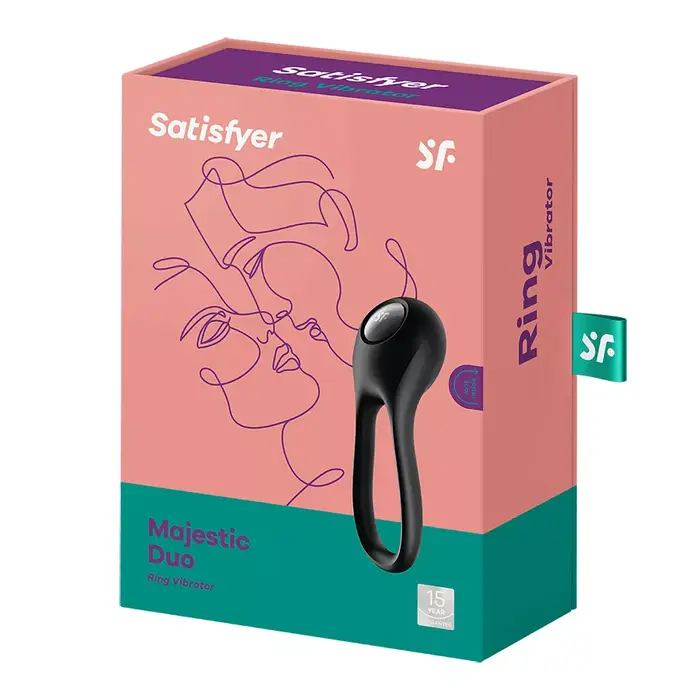 Penis extension ring SATISFYER Majestic Duo Ring Vibrator Photo 6