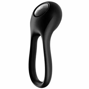 SATISFYER MAJESTIC DUO RING VIBRATOR - BLACK