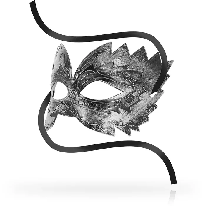 Venetian-style silver eye mask OHMAMA by ohmama masks Photo 2