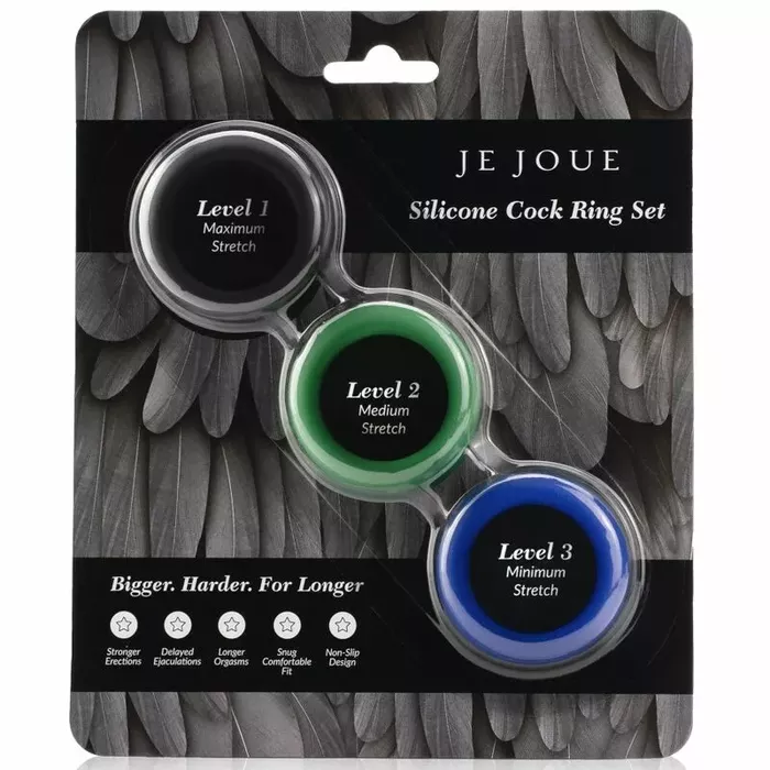 Penis rings set — je joue silicone D-230186 Photo 2