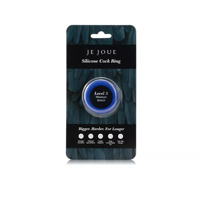 Cock and ball ring je joue Blue silicone, 2.54 cm Photo 2