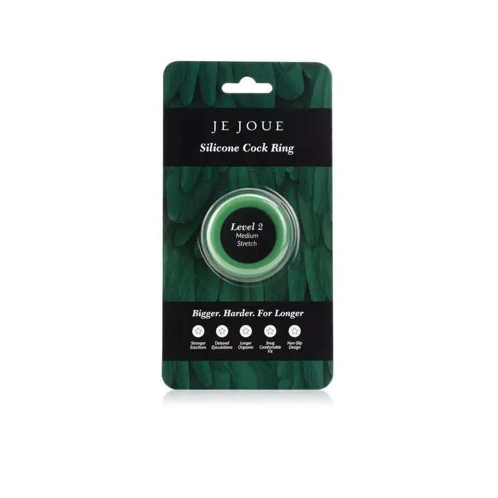 Cock and ball ring je joue Green Silicone Ring — Medium Photo 2