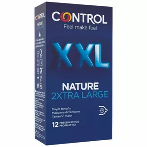 CONTROL NATURE 2XTRA LARGE XXL CONDOMS - 12 UNITS