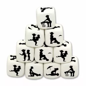 DIABLO PICANTE - DICE GAME OF POSTURE WHITE