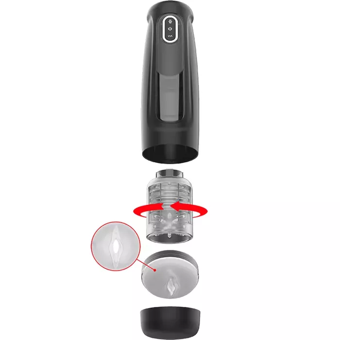 Masturbator JAMYJOB Tornado 360 Rotate Tech Stroker Photo 3