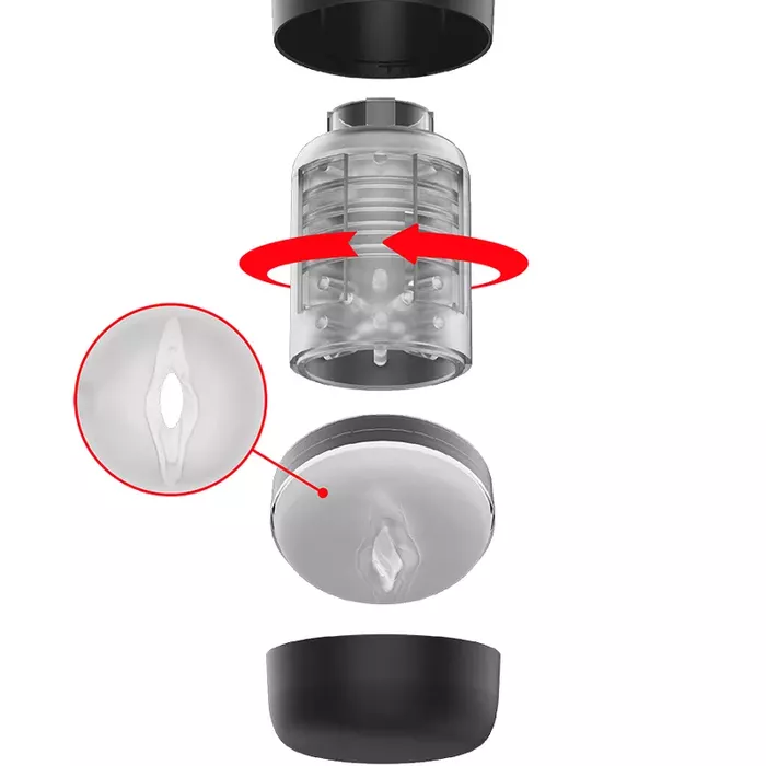 Masturbator JAMYJOB Tornado 360 Rotate Tech Stroker Photo 8