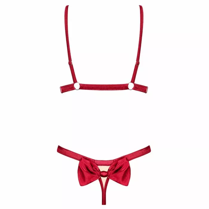 Комплект OBSESSIVE D-230508, черное кружево S/M Photo 4