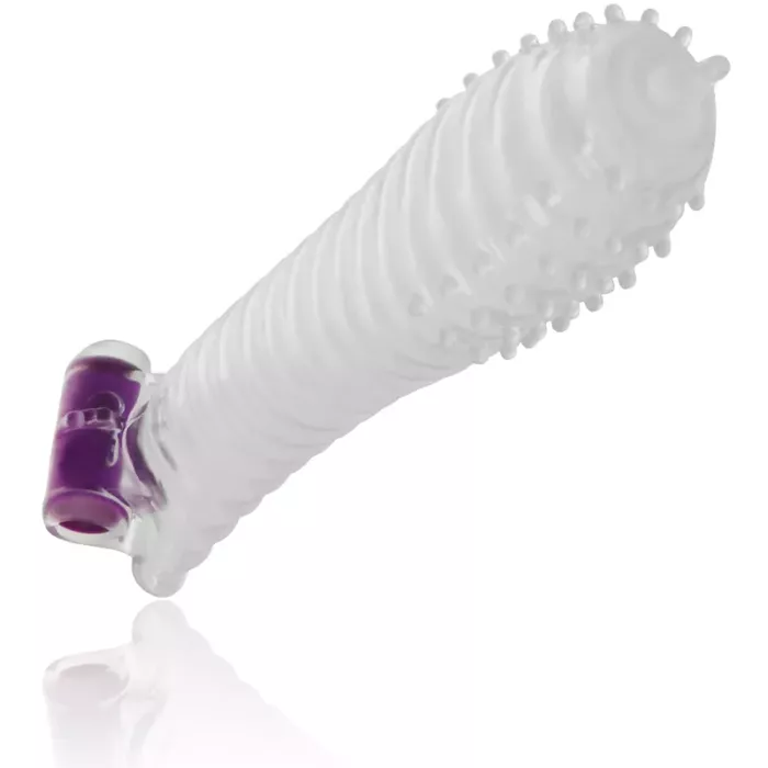 Penis sheath OHMAMA Textured with vibrating bullet Photo 2