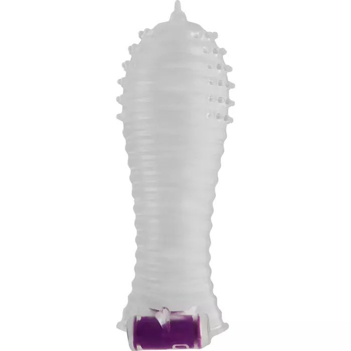 Penis sheath OHMAMA Textured with vibrating bullet Photo 3