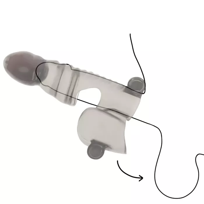 Penis and Testicle Sheath OHMAMA with 3 Motors Photo 2