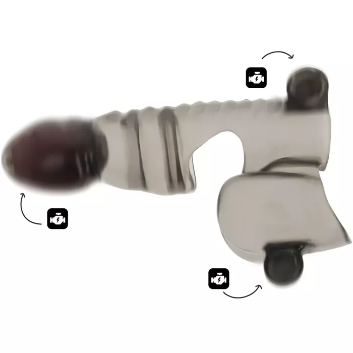 Penis and Testicle Sheath OHMAMA with 3 Motors Photo 3