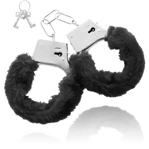 OHMAMA FETISH FLURRY METAL CUFFS - BLACK