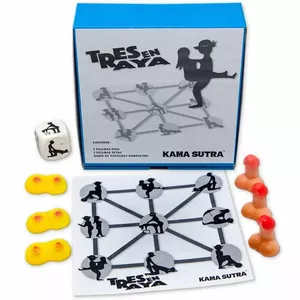 Pieaugušo galda spēle diablopicante DIABLO PICANTE KAMASUTRA TIC-TAC-TOE D-230412, svars 0.102 g